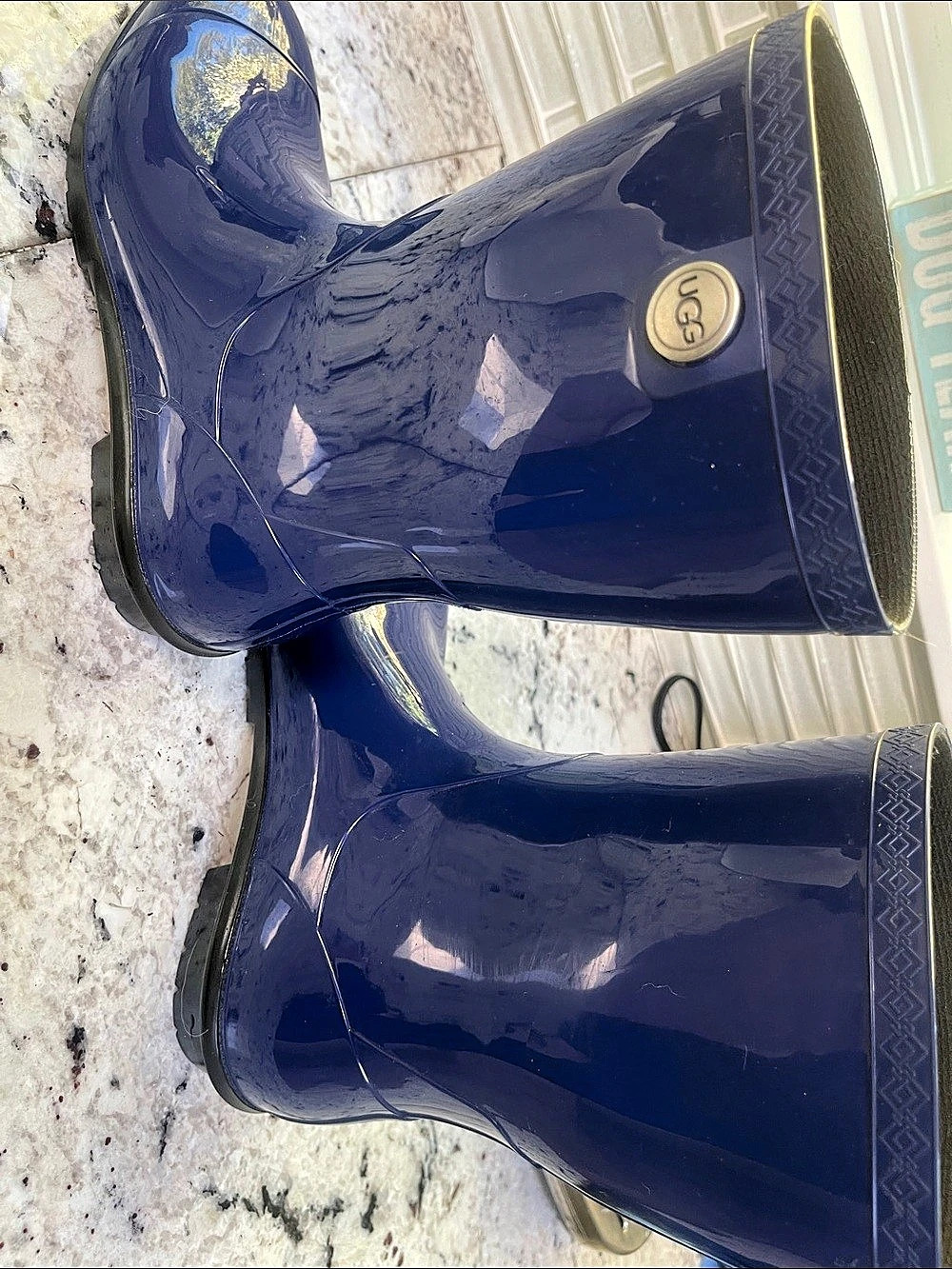 Uggs Blue Rain Boots